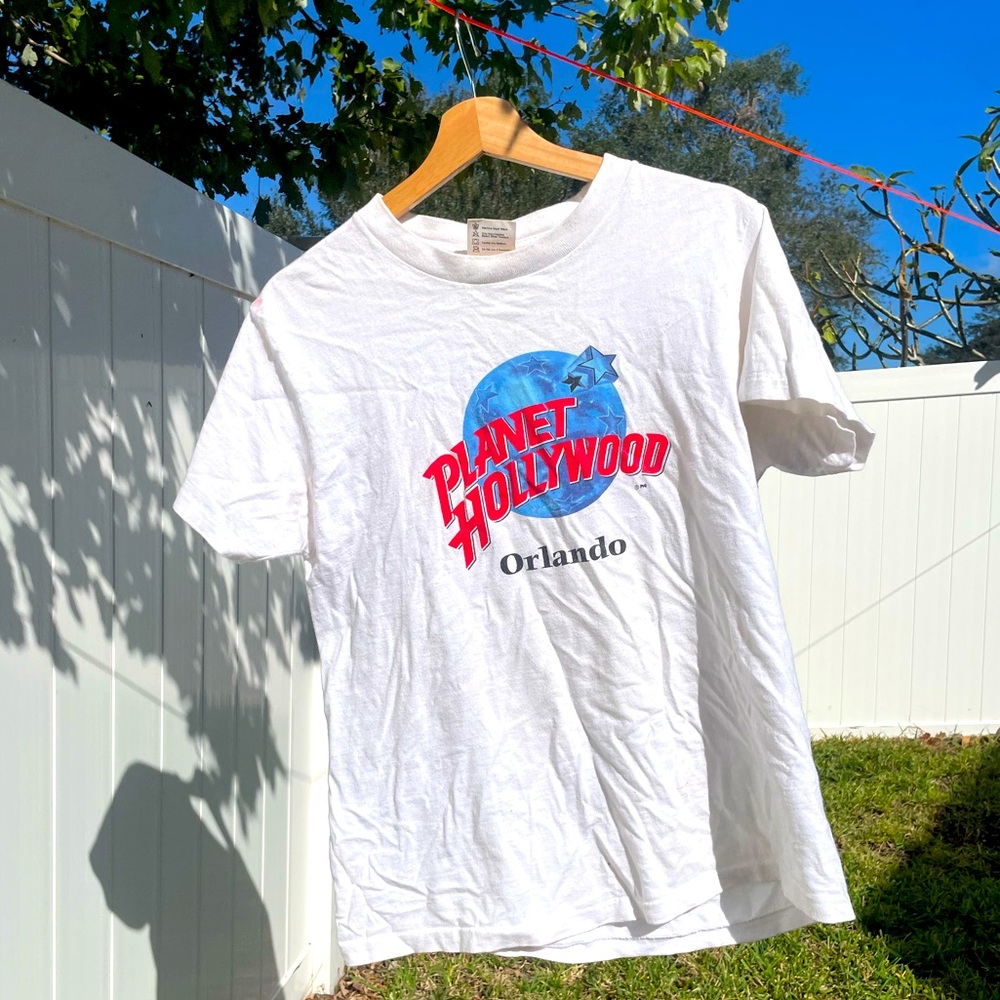 Planet Hollywood Cropped T Shirt